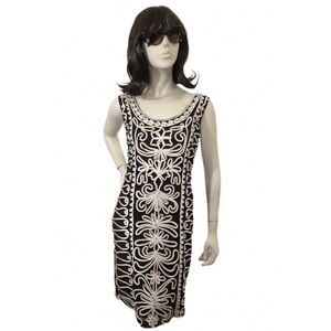 T & W Designs Black and White Dress